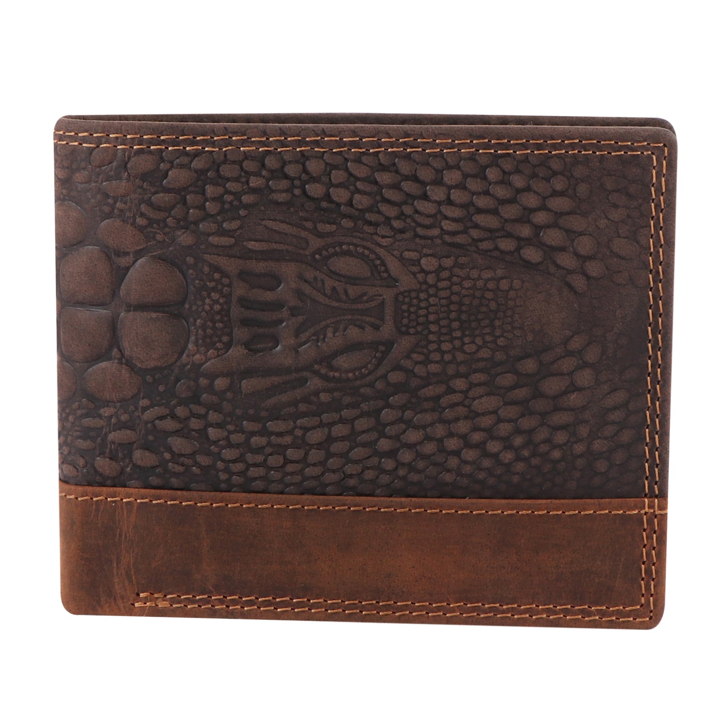 Seragino CrocPython Bifold Wallet