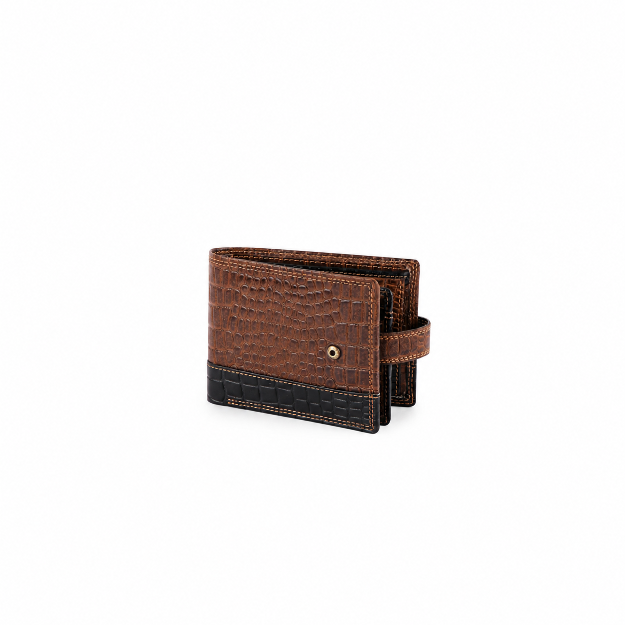 Genuine Leather Bi-Fold Wallet