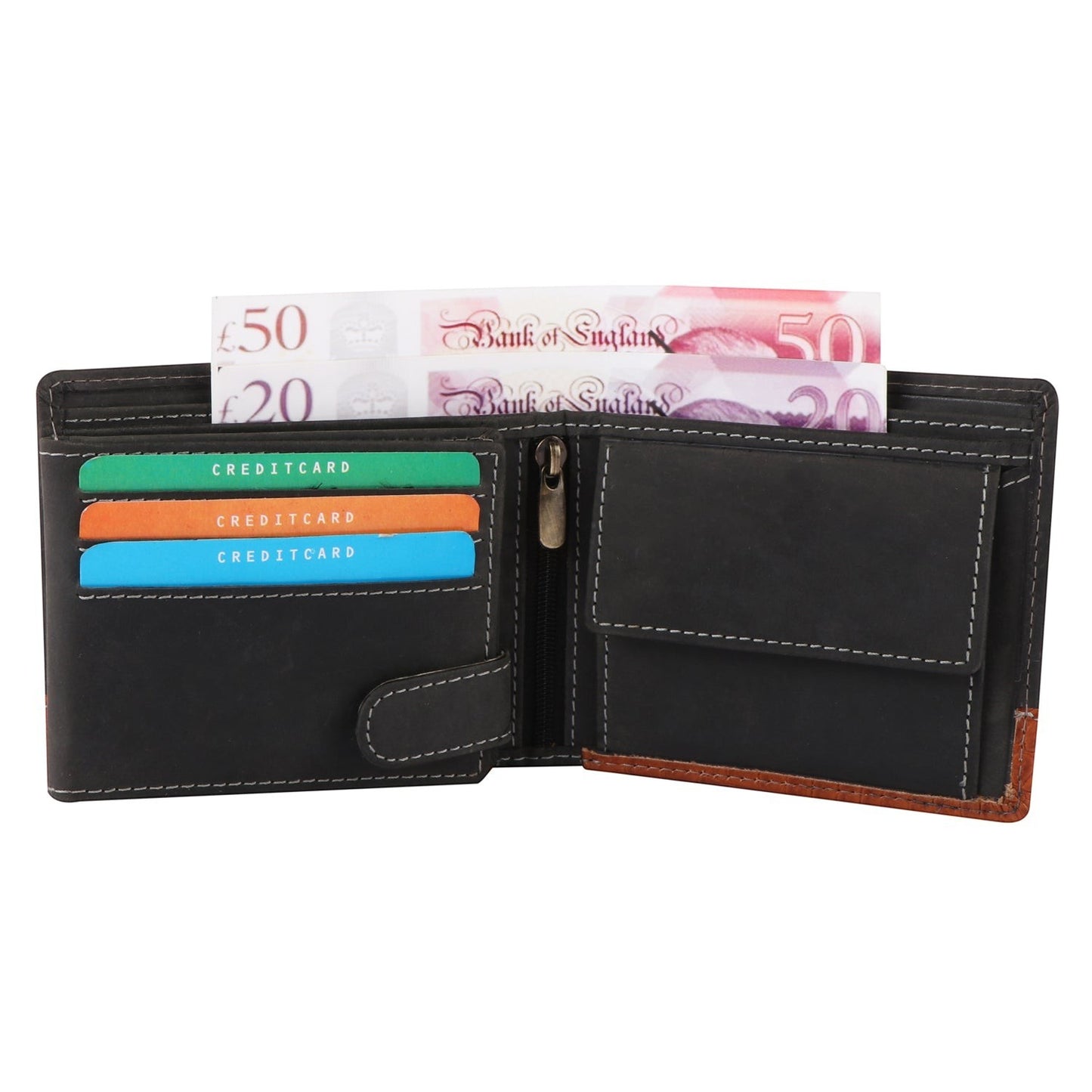 Seragino Croco Bifold Wallet