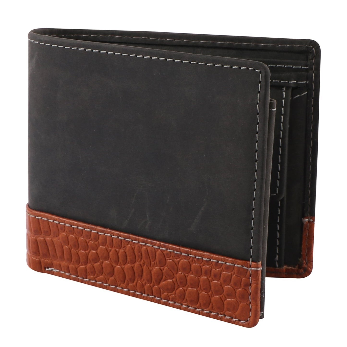Seragino Croco Bifold Wallet