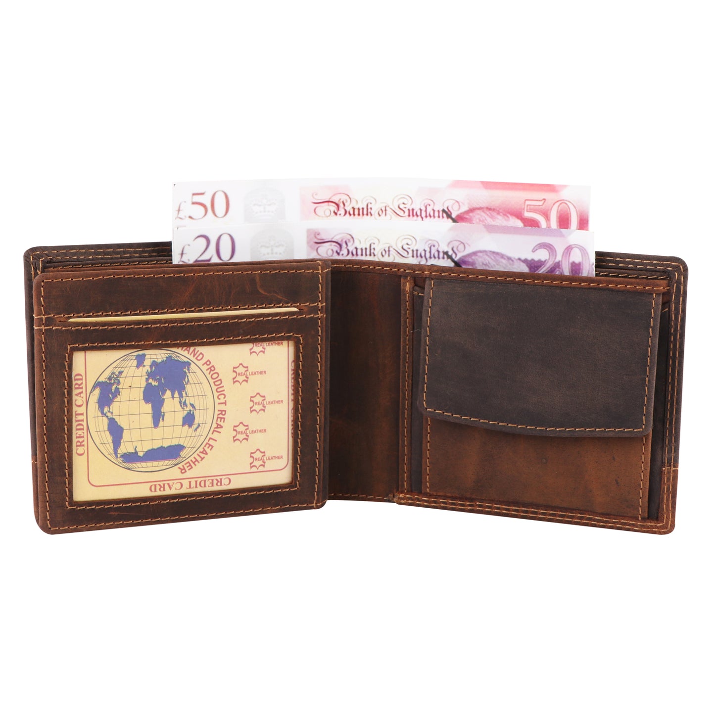 Seragino CrocPython Bifold Wallet