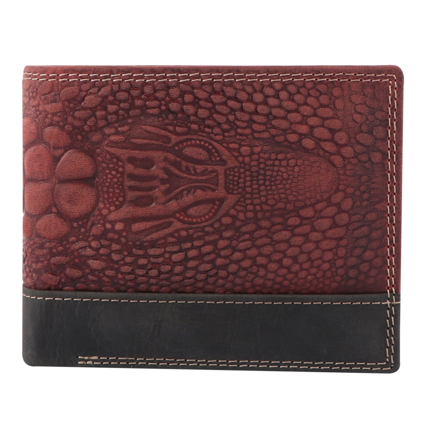 Seragino CrocPython Bifold Wallet