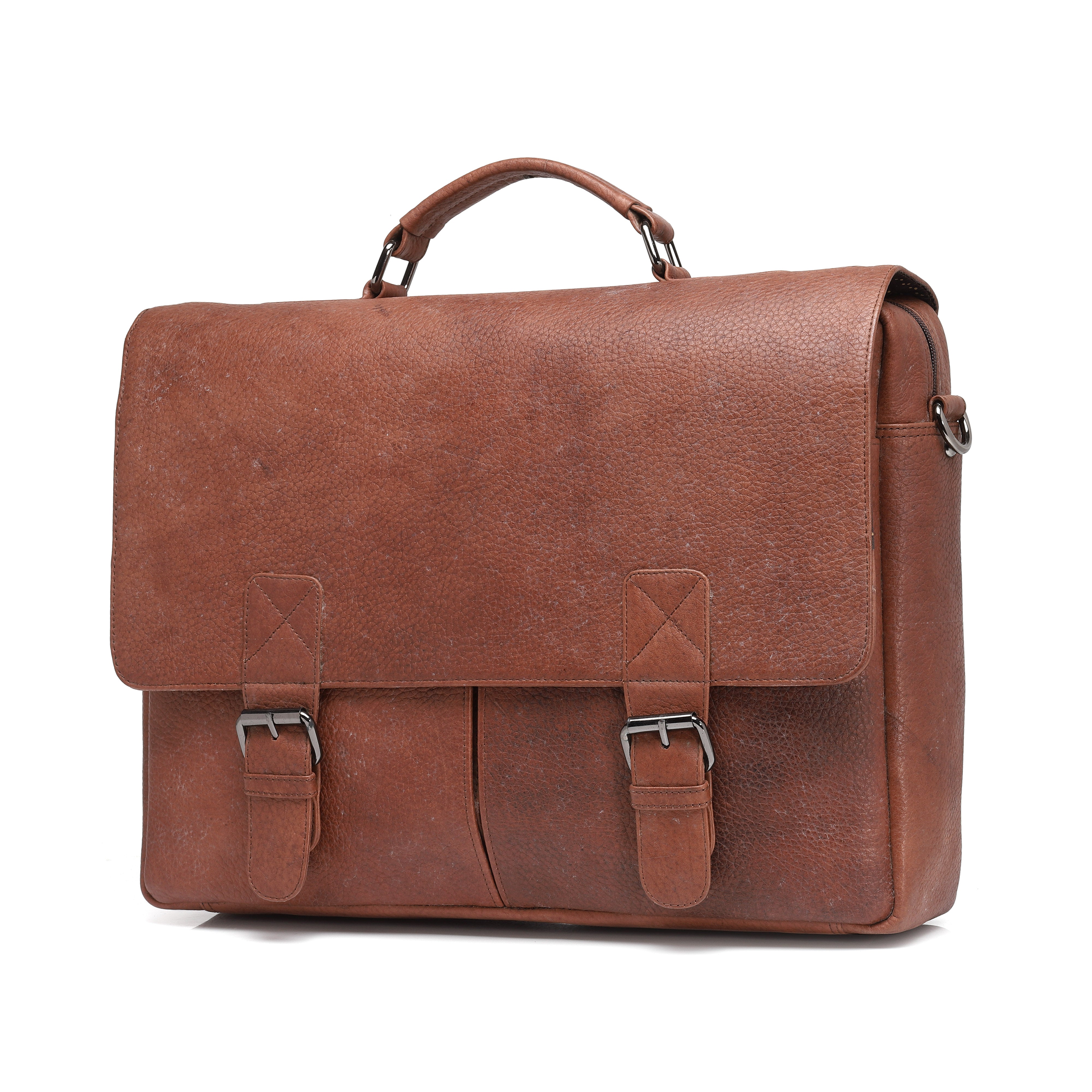 Seragino Vintage Leather Messenger Bag