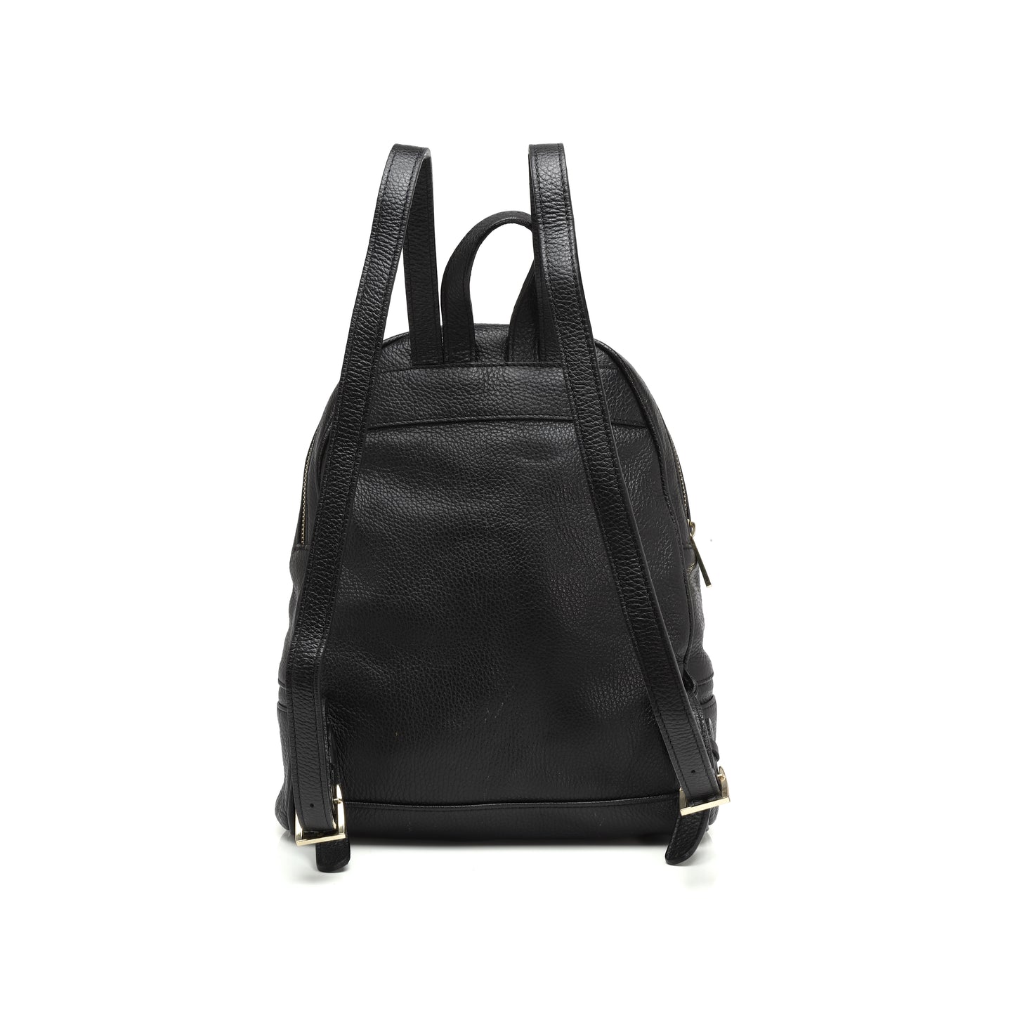 Seragino Noir Leather Backpack