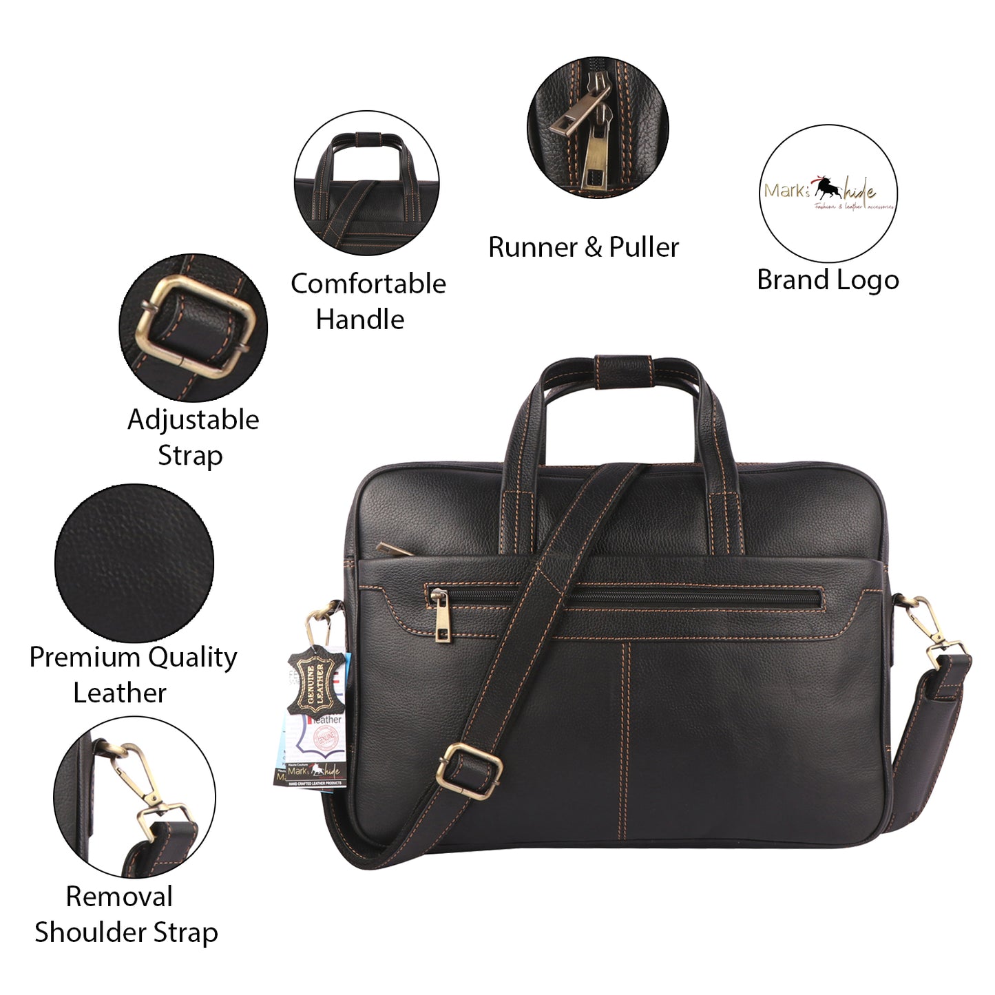 Seragino Structured Office Bag