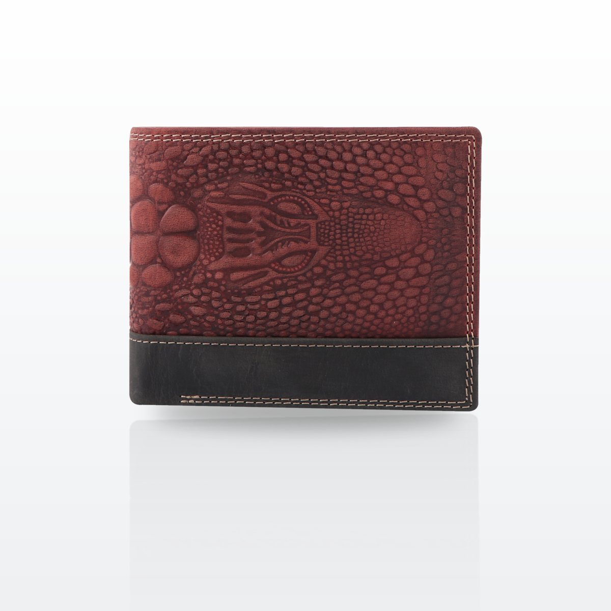 Seragino CrocPython Bifold Wallet