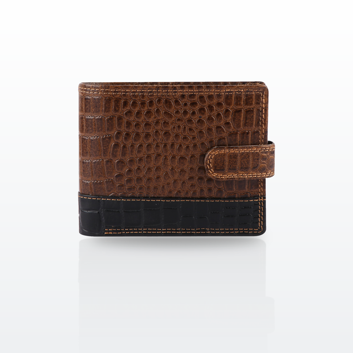 Genuine Leather Bi-Fold Wallet