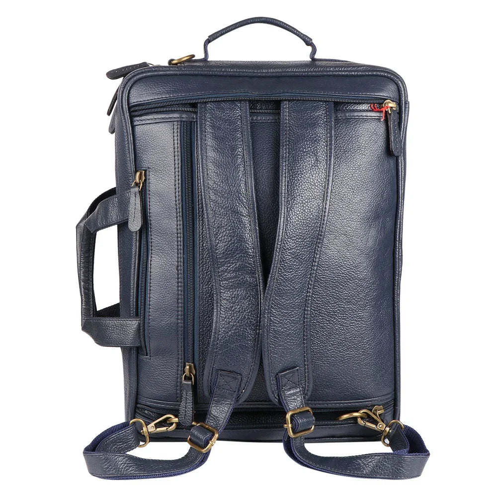 Seragino Urban Leather Laptop Tote